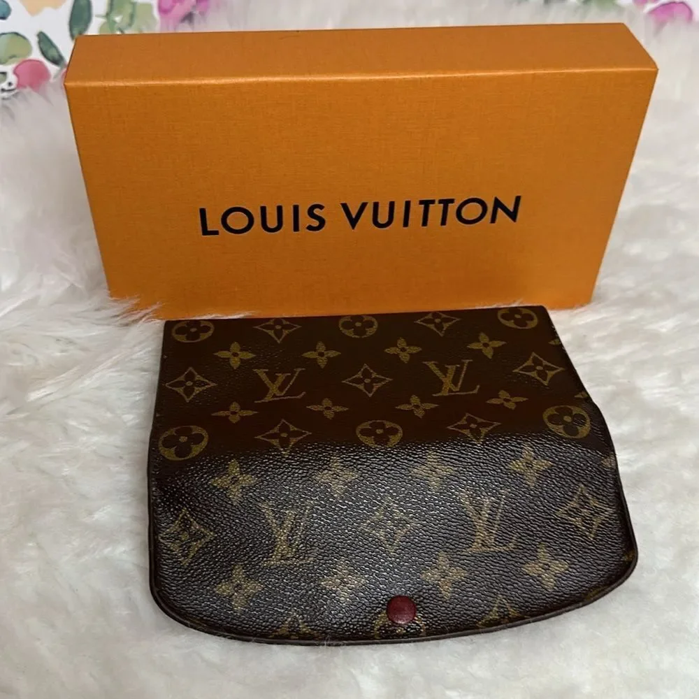 💯Authentic Louis Vuitton Emilie Monogram Long Wallet🍀